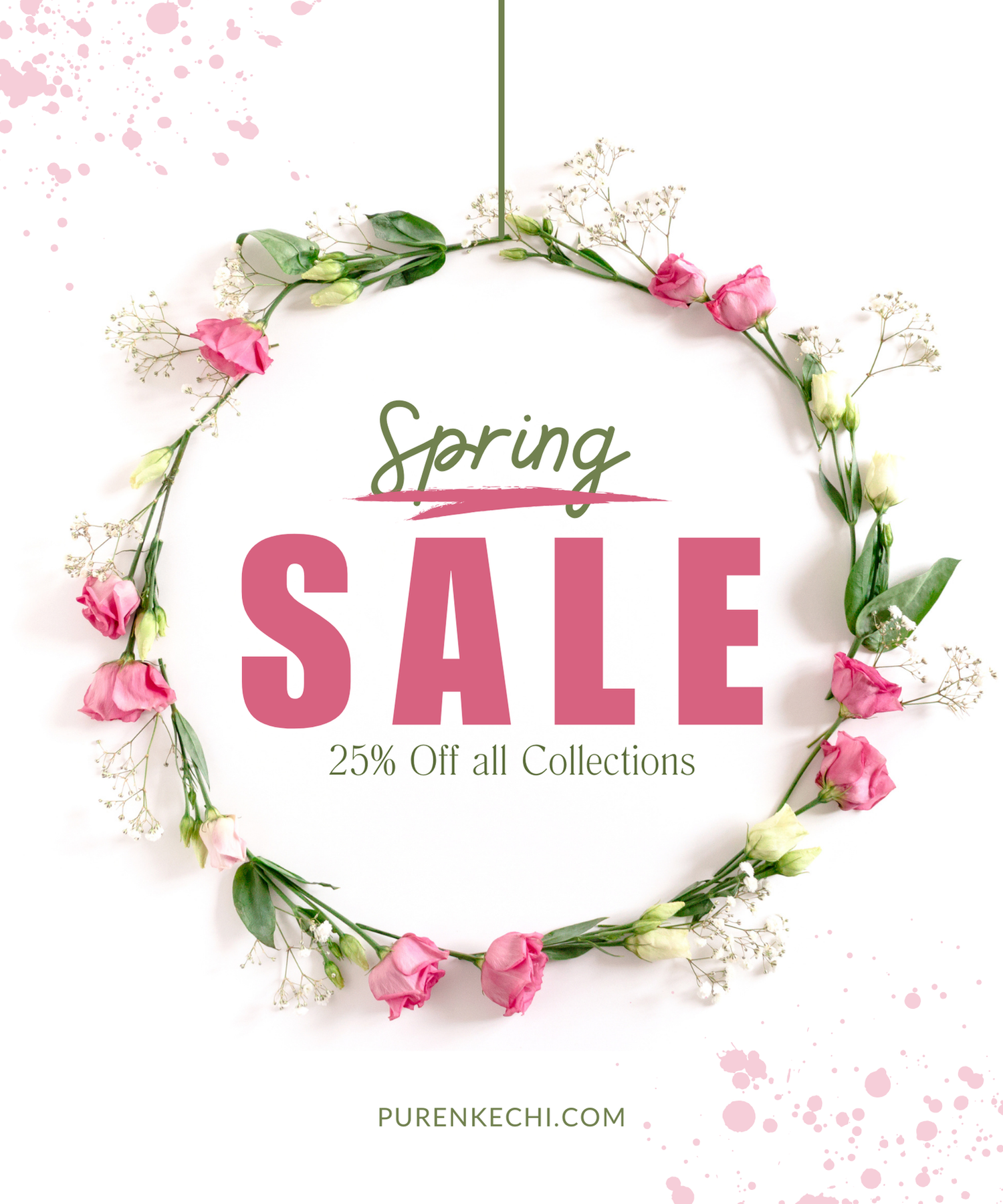 April Spring Sales!!! 25% OFF