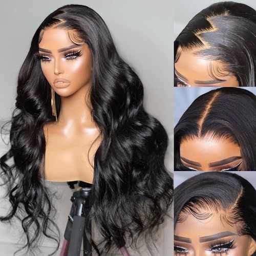 Glueless Loose Body Wave Wig | Pre-Bleached Knots, Swiss HD Lace, Pre-Cut, 180% Density