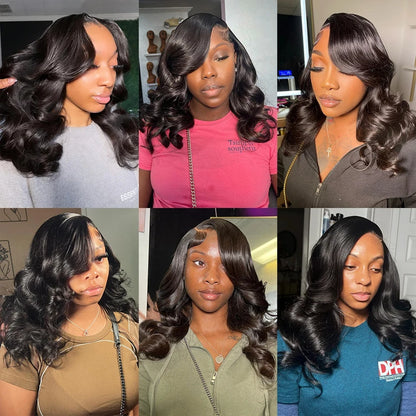 Transparent Short Bob Body Wave 13x6 13x4 Lace Frontal Wig Lace Front Human Hair Wigs 5x5 Closure Glueless Ready To Wear Wig